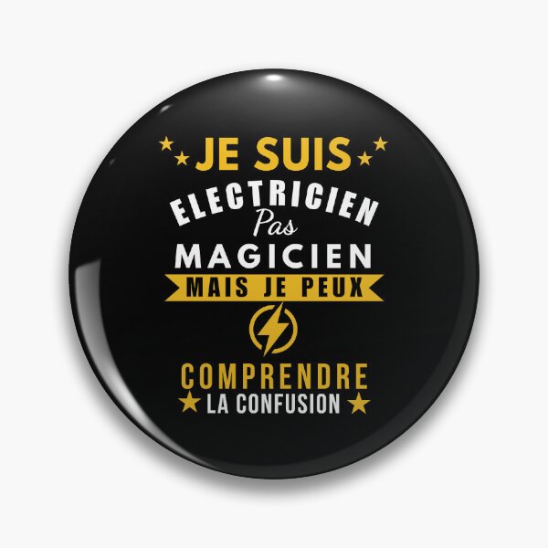 Item preview, I'm an electrician not a magician but I can understand the confusion - Funny craftsman gift - Humor design for professional electrician designed and sold by NostalgikShow.
