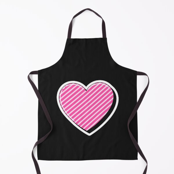 Item preview, Pink heart with striped pattern, pop art designed and sold by artskill2k17.