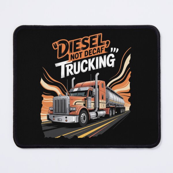 Item preview, Diesel not decaf - American truckers - Highway truck - Keep trucking - Chrome dreams - Asphalt cowboy - Truck stop - Truck driver - American trucking designed and sold by JansenGS.