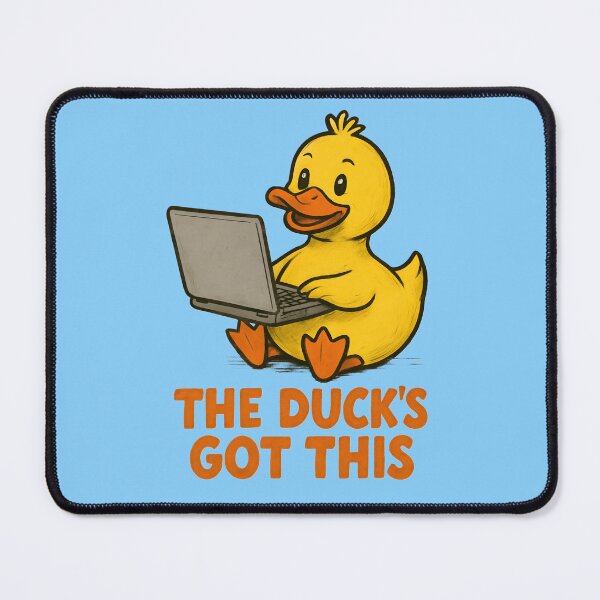 Item preview, Confident Duck With Laptop – “The Duck’s Got This” designed and sold by Rocklights.