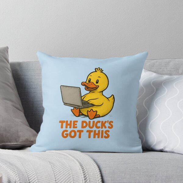 Item preview, Confident Duck With Laptop – “The Duck’s Got This” designed and sold by Rocklights.