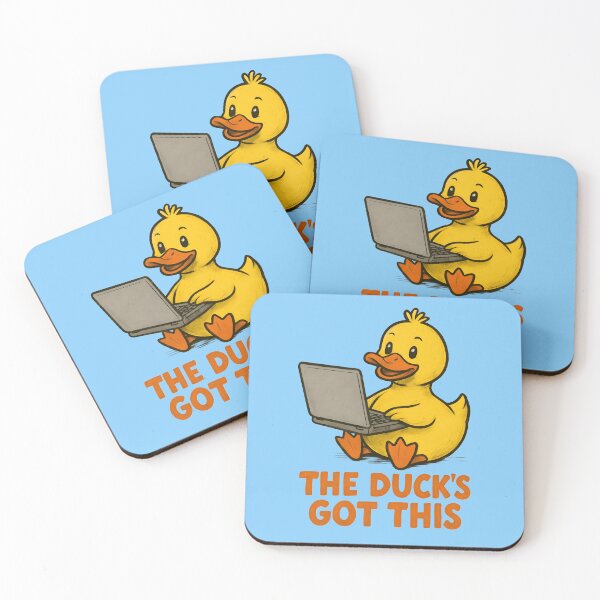 Item preview, Confident Duck With Laptop – “The Duck’s Got This” designed and sold by Rocklights.