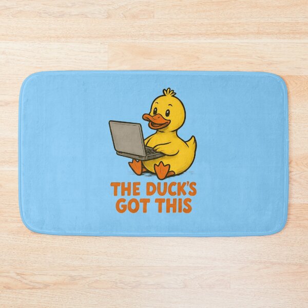 Item preview, Confident Duck With Laptop – “The Duck’s Got This” designed and sold by Rocklights.