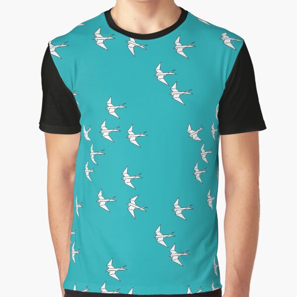 Item preview, SWALLOWS ON LIGHT BLUE designed and sold by fgood.