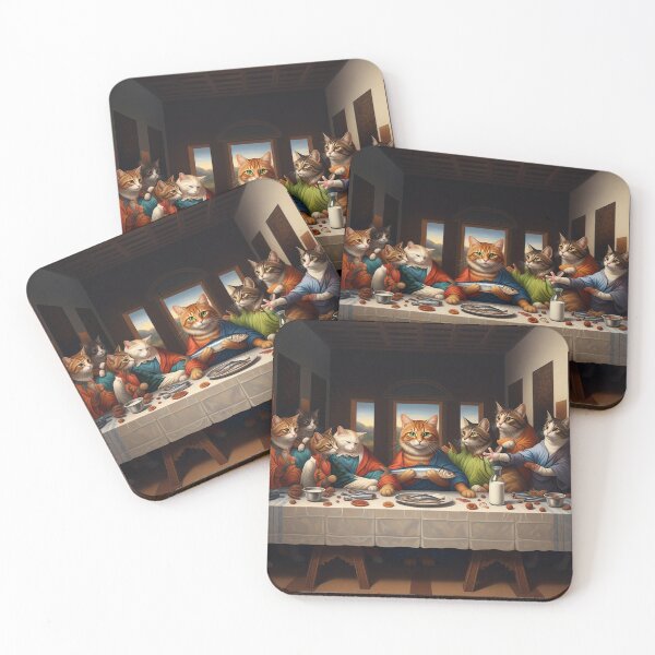 Item preview, Artist【Aoi】The Last Supper of Cats (猫たちの最後の晩餐)  タグ designed and sold by KaleidoKids.