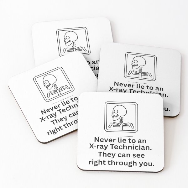 Item preview, Funny X-Ray Tech Design – Never Lie to an X-Ray Technician Pun Design designed and sold by crazydotdesigns.
