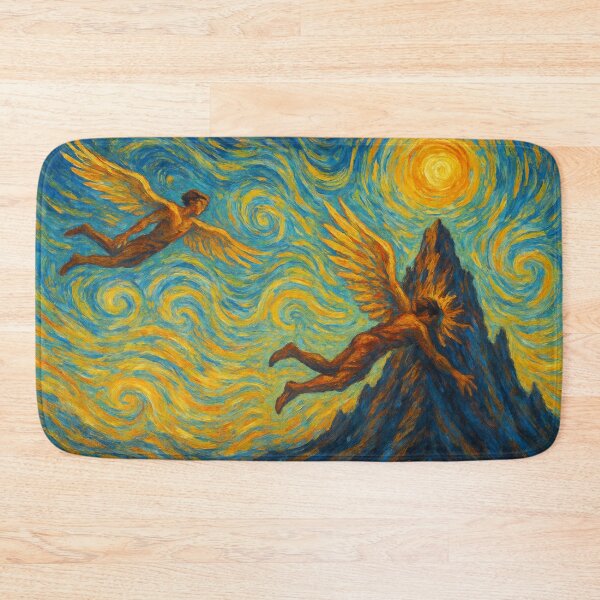 Item preview, Icarus Reimagined in Swirls of Sun and Sky designed and sold by TheActionMe.