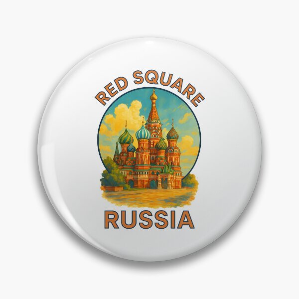 Item preview, Red Square Moscow - Russian Landmark Illustration designed and sold by inkNext.