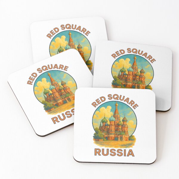Item preview, Red Square Moscow - Russian Landmark Illustration designed and sold by inkNext.
