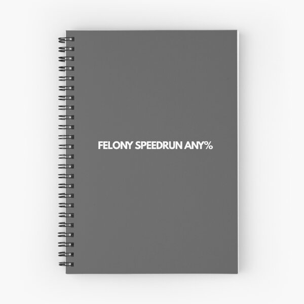 Item preview, Felony Speedrun designed and sold by Yeenie.