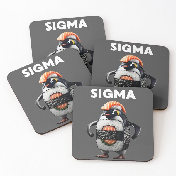 Item preview, Sigma Italian Brainrot Meme Penguin Sushi designed and sold by Nathalie_87.