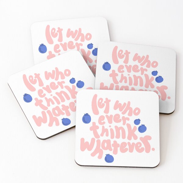 Item preview, Let whoever think whatever - light pink designed and sold by alicia.designs.07.