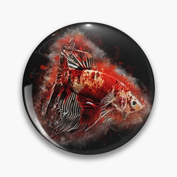 Item preview, Fighting Fish Koi Halfmoon - Betta splendens designed and sold by AquariumLutter.
