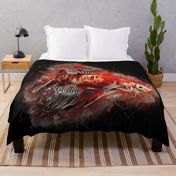 Item preview, Fighting Fish Koi Halfmoon - Betta splendens designed and sold by AquariumLutter.