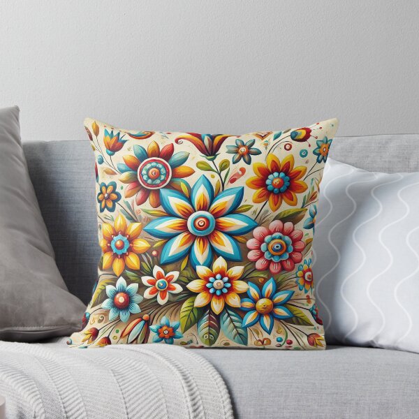 Item preview, Jardin floral d'art populaire dynamique designed and sold by alw951.