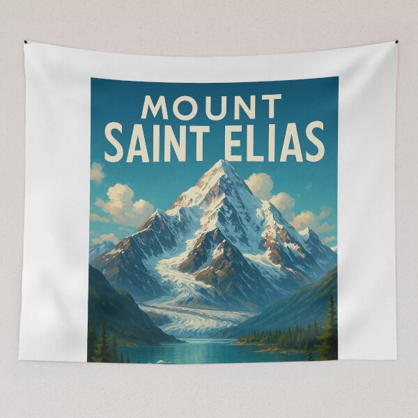 Item preview, Mount Saint Elias Coastal Peaks Alaska and Yukon designed and sold by Aryabek.