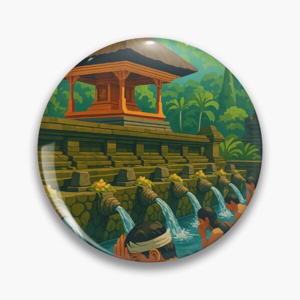 Item preview, Pura Tirta Empul Holy Spring Temple Bali Indonesia designed and sold by Aryabek.