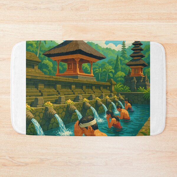 Item preview, Pura Tirta Empul Holy Spring Temple Bali Indonesia designed and sold by Aryabek.