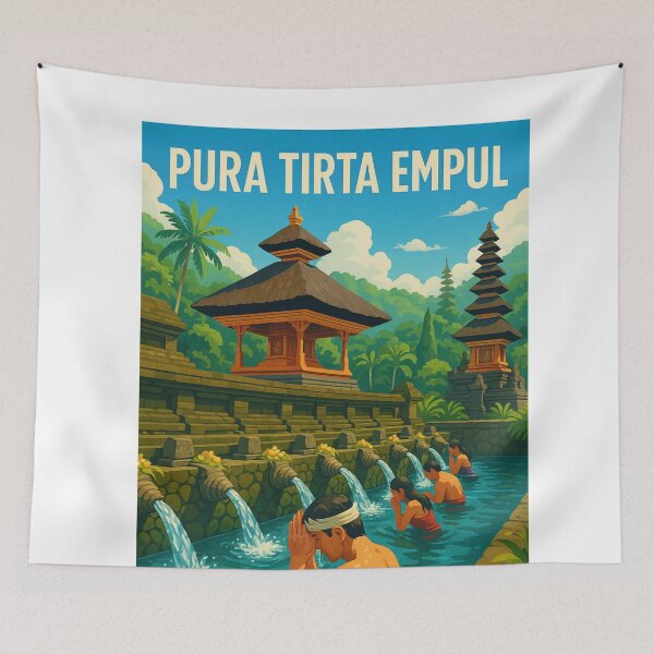 Item preview, Pura Tirta Empul Holy Spring Temple Bali Indonesia designed and sold by Aryabek.