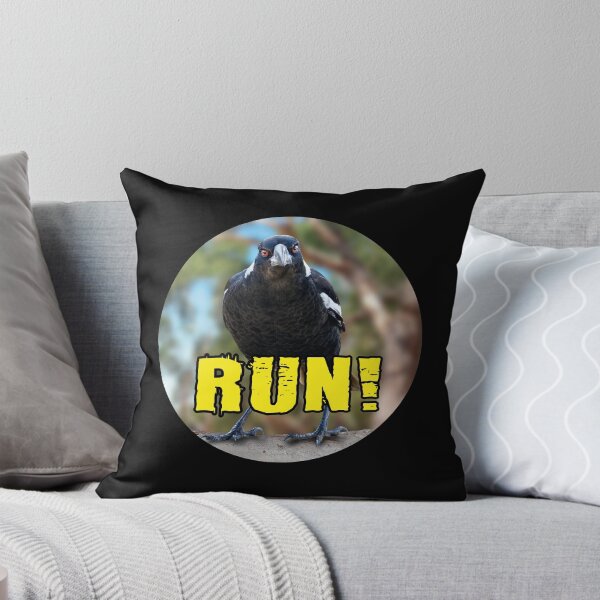 Item preview, Australian Magpie says RUN! designed and sold by Wonderbouy.