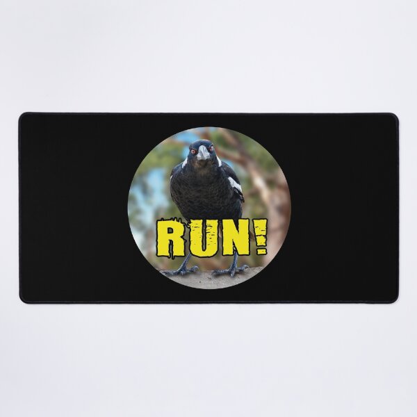 Item preview, Australian Magpie says RUN! designed and sold by Wonderbouy.