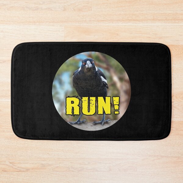 Item preview, Australian Magpie says RUN! designed and sold by Wonderbouy.