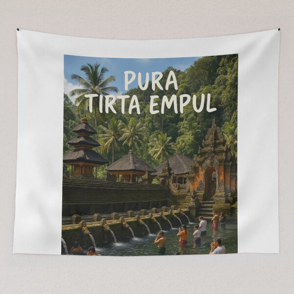 Item preview, Pura Tirta Empul Ritual Bathing Temple Bali designed and sold by Aryabek.