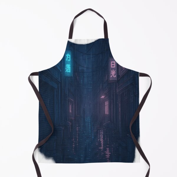 Item preview, Silent Alley – Rainy Cyberpunk Side Street with Neon Reflections – Neo Tokyo Nights designed and sold by Domci.