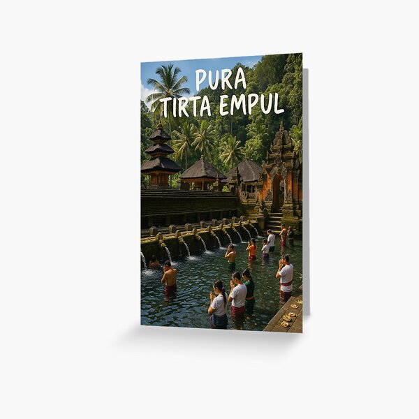 Item preview, Pura Tirta Empul Ritual Bathing Temple Bali designed and sold by Aryabek.