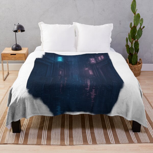 Item preview, Silent Alley – Rainy Cyberpunk Side Street with Neon Reflections – Neo Tokyo Nights designed and sold by Domci.
