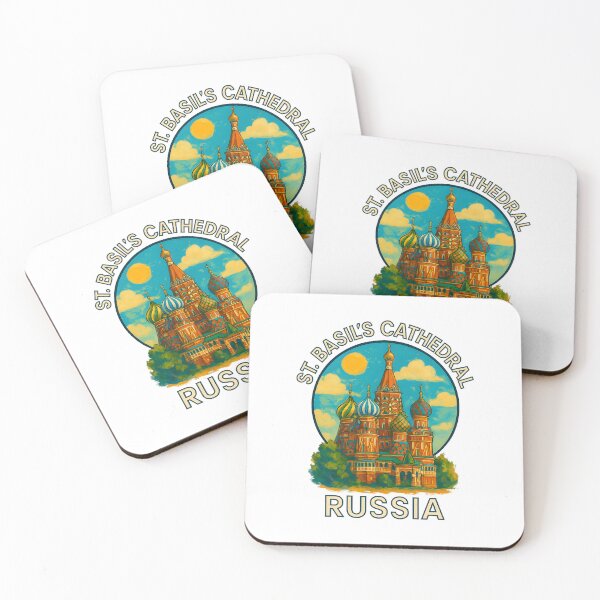 Item preview, St. Basil's Cathedral Moscow – Russia Travel Poster designed and sold by inkNext.