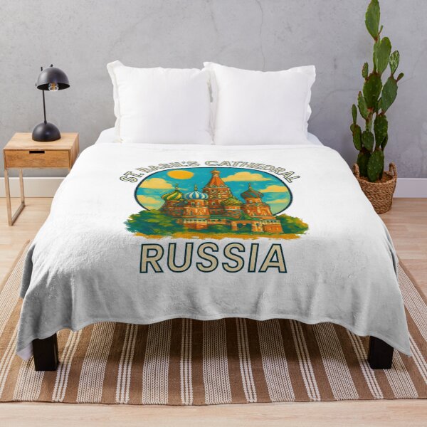 Item preview, St. Basil's Cathedral Moscow – Russia Travel Poster designed and sold by inkNext.