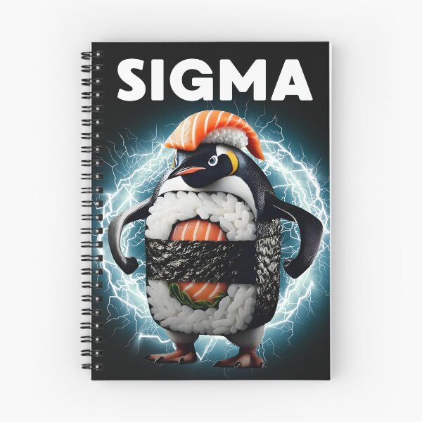 Item preview, Sigma Italian Brainrot Meme Penguin Sushi designed and sold by Nathalie_87.