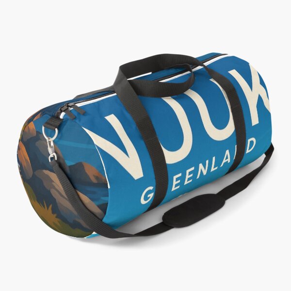 Item preview, Nuuk Greenland Colorful Houses and Arctic Fjord designed and sold by Aryabek.