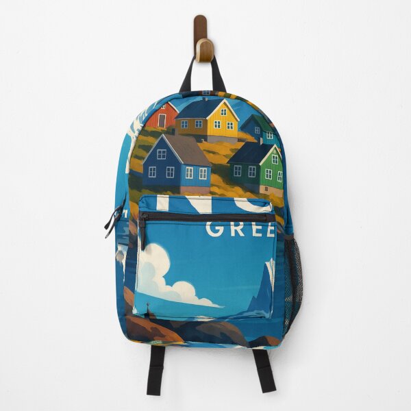 Item preview, Nuuk Greenland Colorful Houses and Arctic Fjord designed and sold by Aryabek.