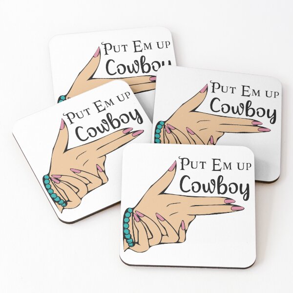 Item preview, Put Em Up Cowboy Retro Cowgirl Hands designed and sold by Jcat7.
