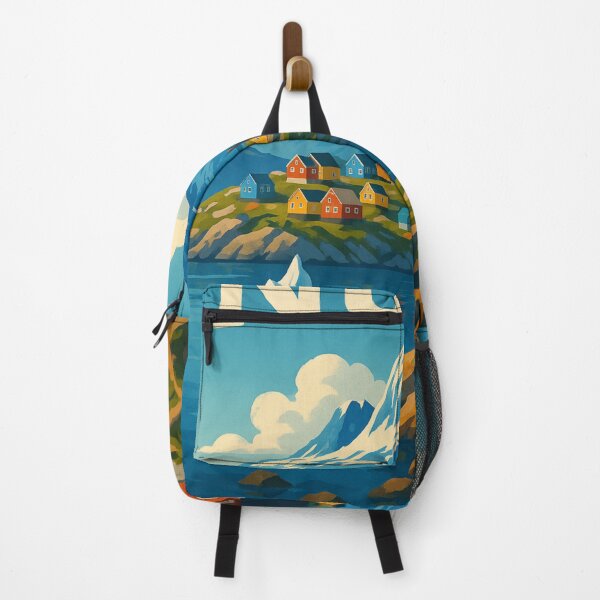 Item preview, Nuuk Greenland Fjord and Mountain Landscape designed and sold by Aryabek.
