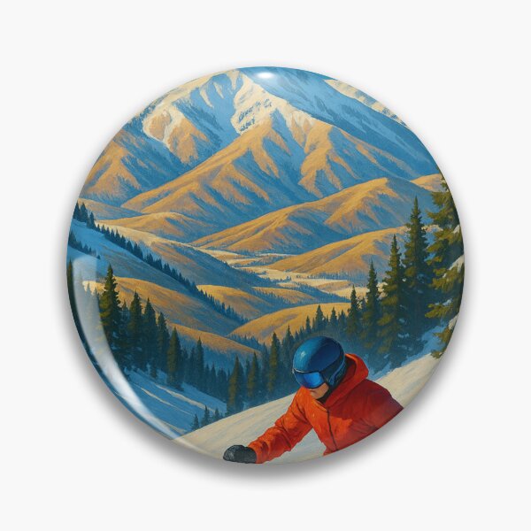 Item preview, Sun Valley Idaho Alpine Ski Slopes designed and sold by Aryabek.