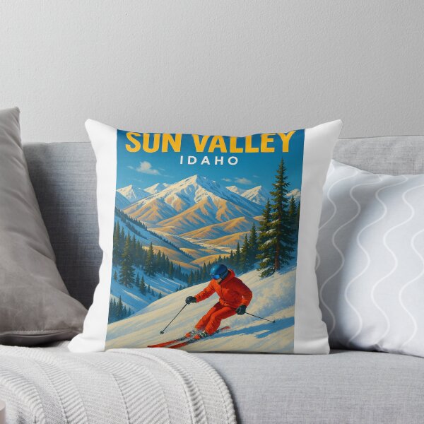 Item preview, Sun Valley Idaho Alpine Ski Slopes designed and sold by Aryabek.