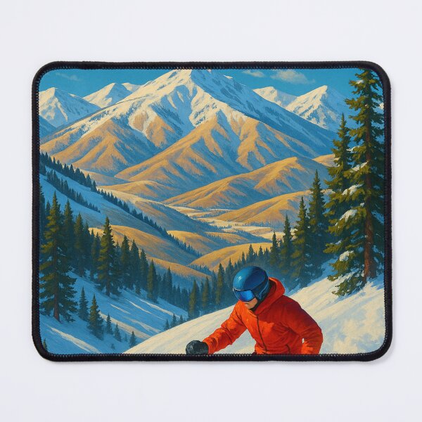 Item preview, Sun Valley Idaho Alpine Ski Slopes designed and sold by Aryabek.