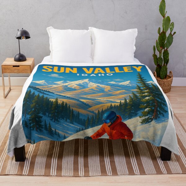 Item preview, Sun Valley Idaho Alpine Ski Slopes designed and sold by Aryabek.