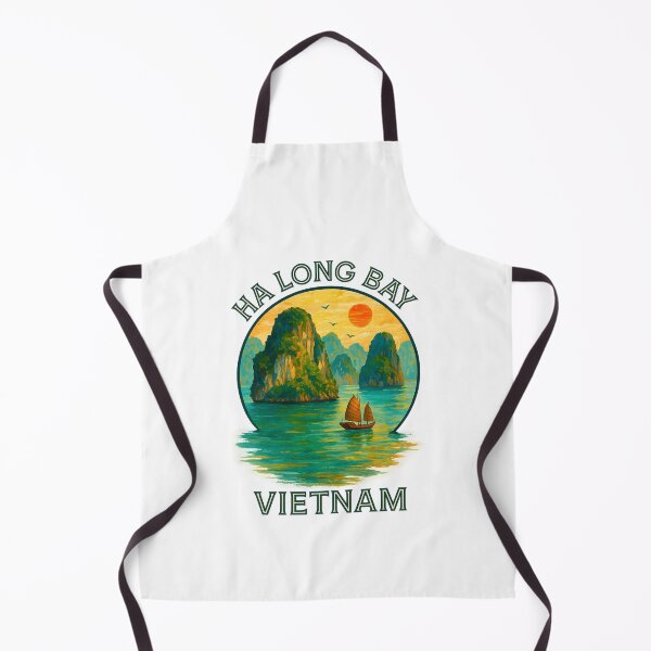Item preview, Ha Long Bay Vietnam Travel Poster – Scenic Coastal Landscape Art designed and sold by inkNext.