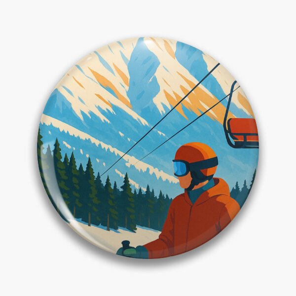 Item preview, Sun Valley Idaho Winter Ski Lift View designed and sold by Aryabek.