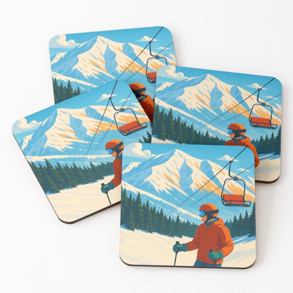 Item preview, Sun Valley Idaho Winter Ski Lift View designed and sold by Aryabek.