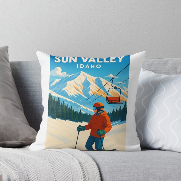 Item preview, Sun Valley Idaho Winter Ski Lift View designed and sold by Aryabek.