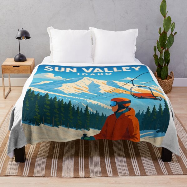 Item preview, Sun Valley Idaho Winter Ski Lift View designed and sold by Aryabek.