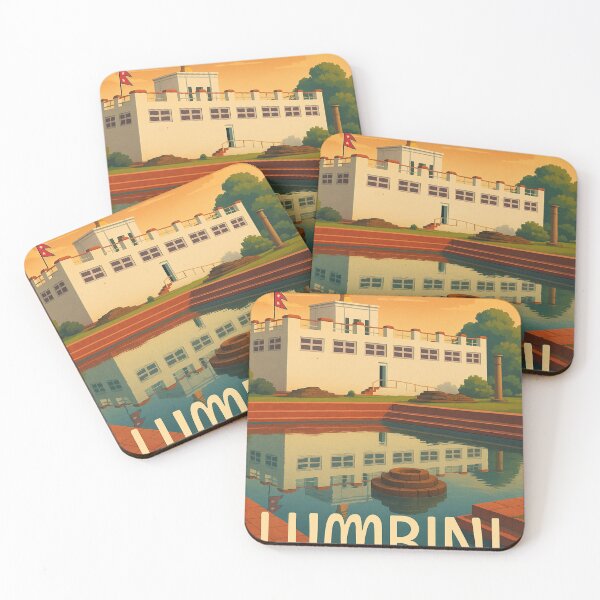 Item preview, Lumbini Nepal Maya Devi Temple Reflection designed and sold by Aryabek.