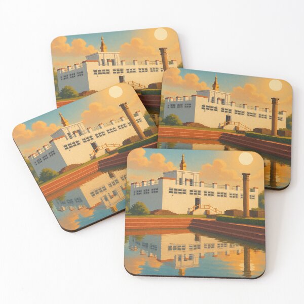 Item preview, Lumbini Nepal Maya Devi Temple and Ashoka Pillar designed and sold by Aryabek.