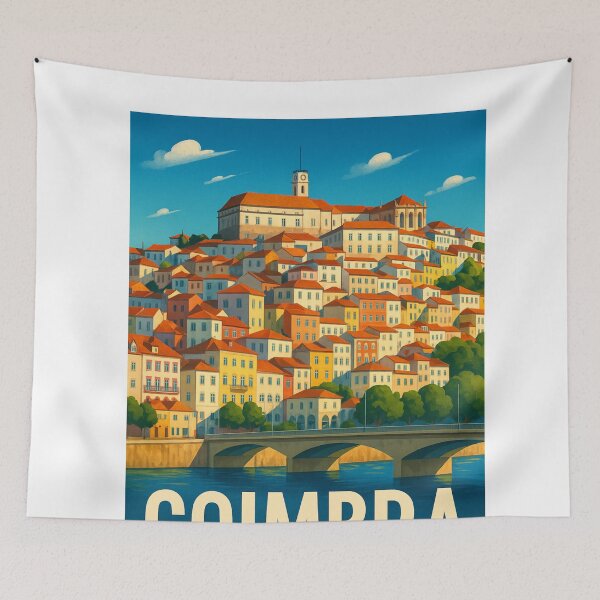 Item preview, Coimbra Portugal University Hill and Old Town designed and sold by Aryabek.