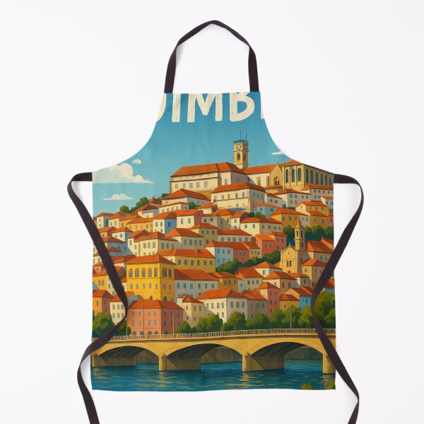 Item preview, Coimbra Portugal Hillside Cityscape and River designed and sold by Aryabek.